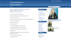 Desktop Screenshot of conversationsonconsciousness.com