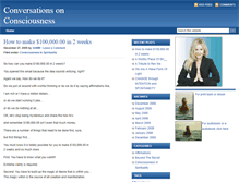 Tablet Screenshot of conversationsonconsciousness.com